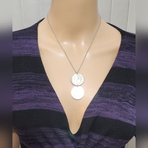 REAL DOUBLE GREECE COIN  NECKLACE